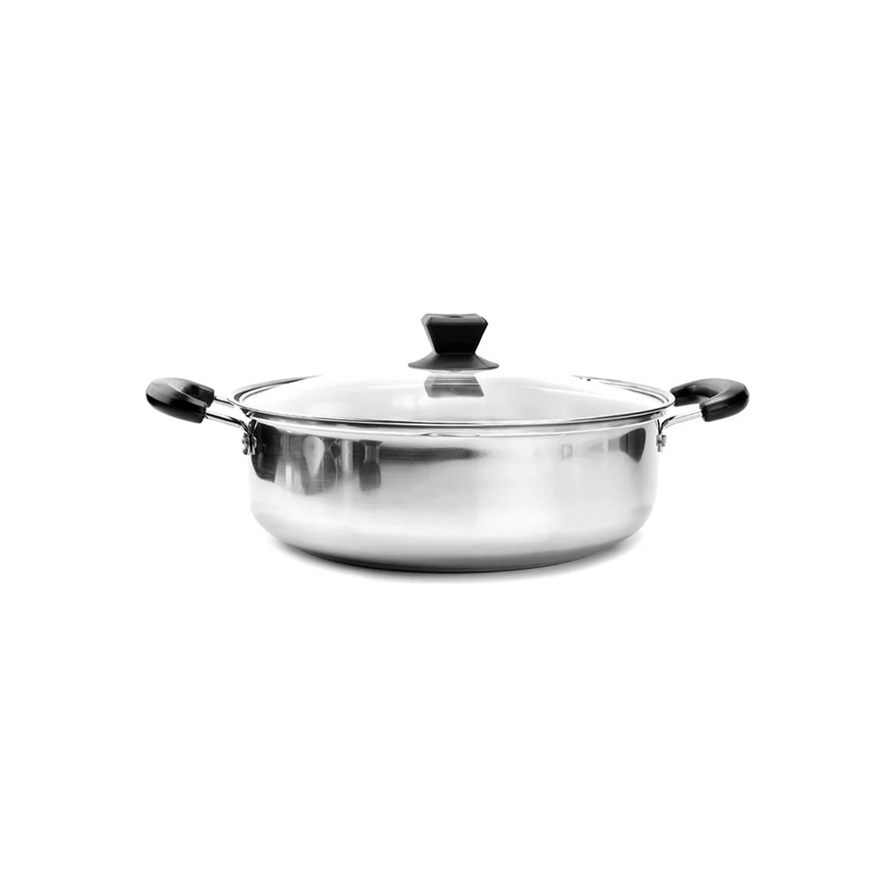 Hot Pot With Divider Stainless Steel 26Cm