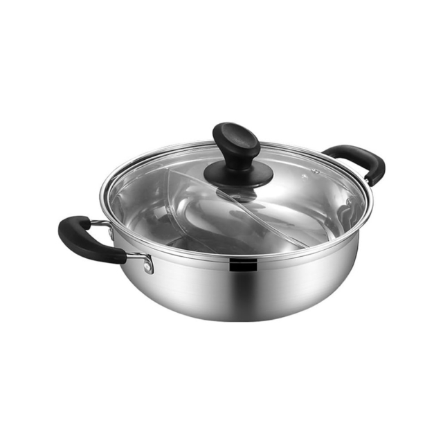 Shabu Shabu Hot Pot with Divider - 30cm