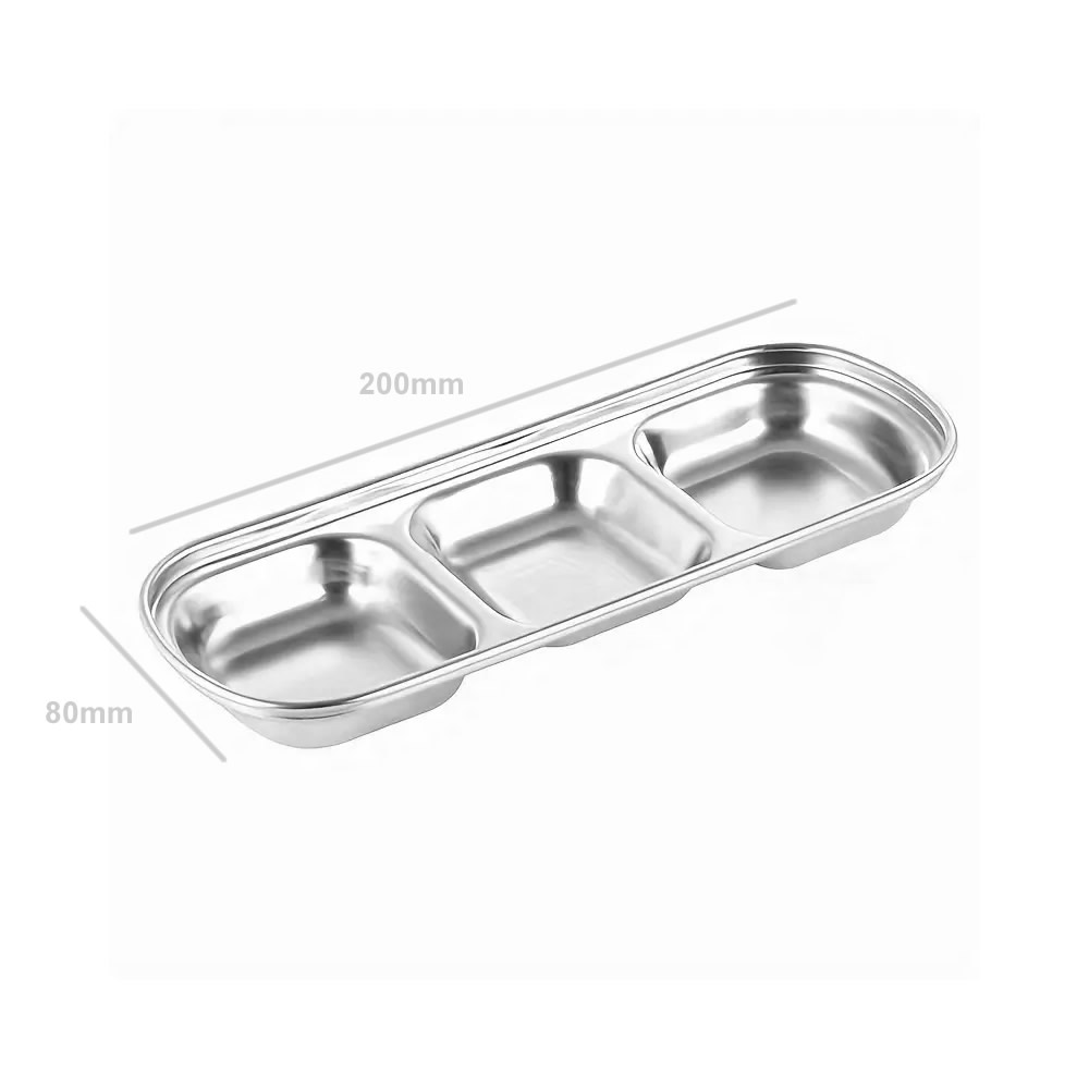 Stainless Steel Condiments Tray Dimensions