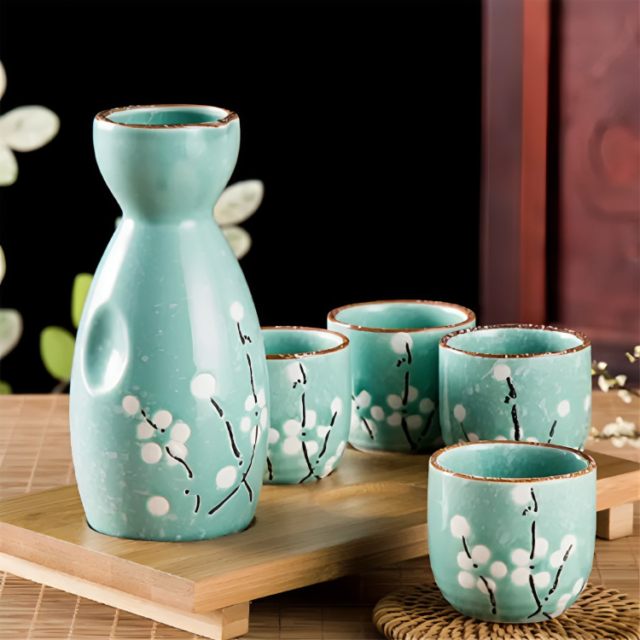 Tākoizu Blossom Sake Set