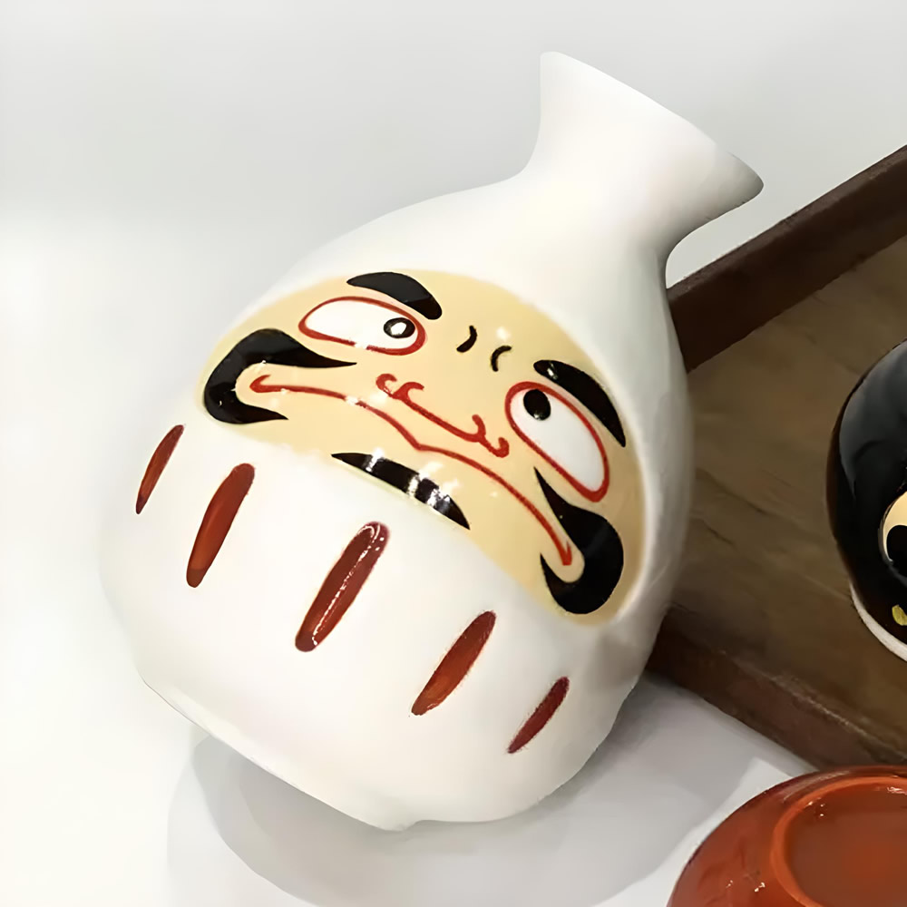 Yuma Crafts Daruma Tokkuri Bottle