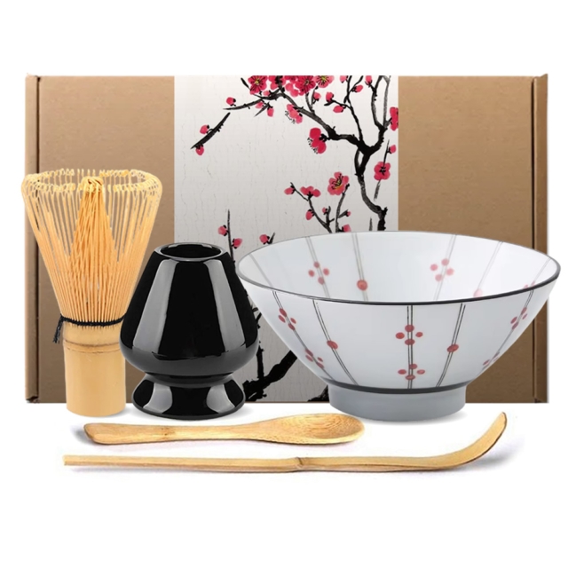 Spring Plum Blossom Matcha Set