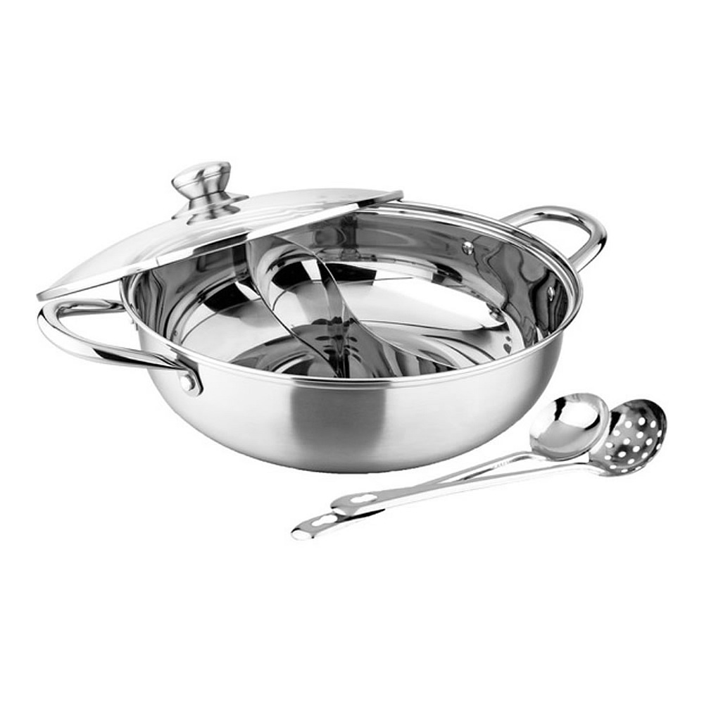 Stainless Steel Shabu-Shabu Pot (32cm) | Katachiware