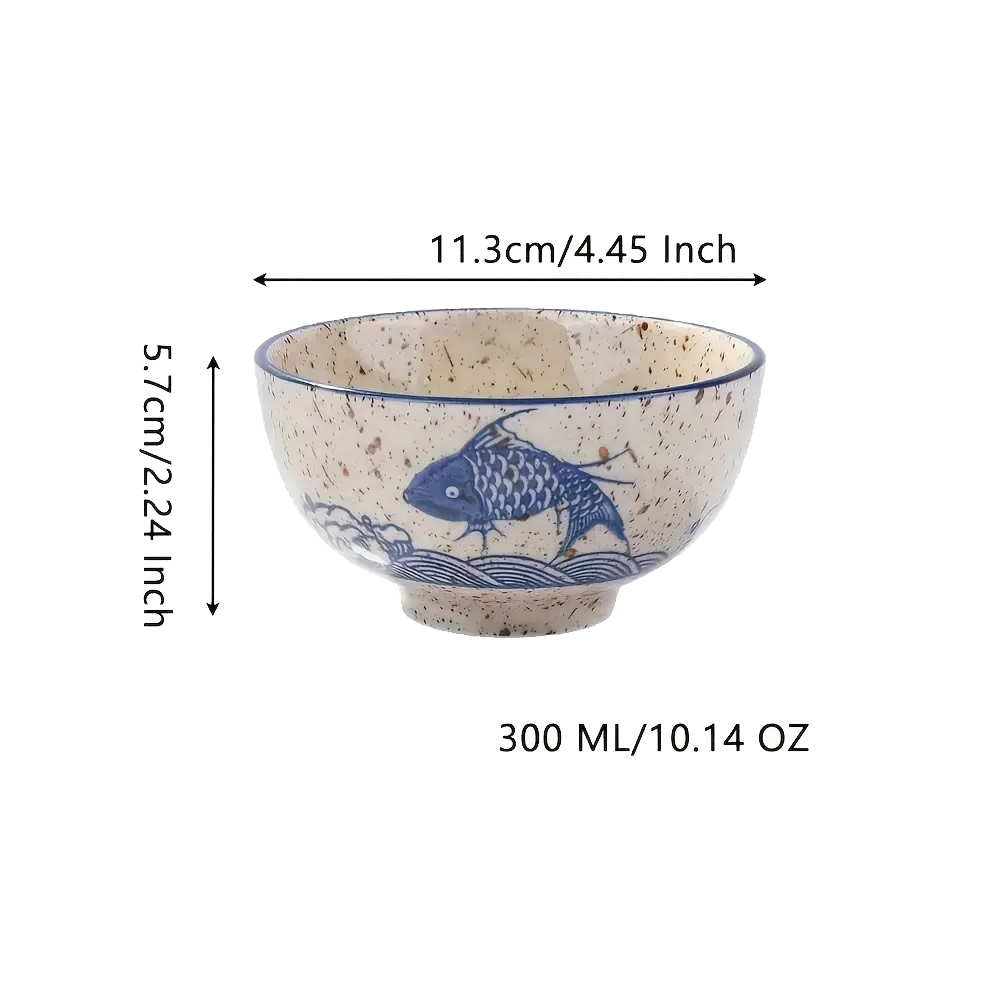 Great Sakana Chawan & Kusenaoshi Set