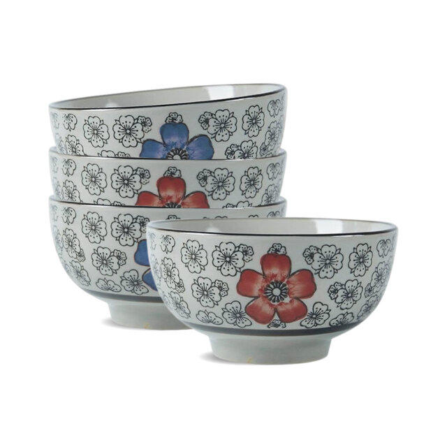 Spring Blossom Rice Bowl Set