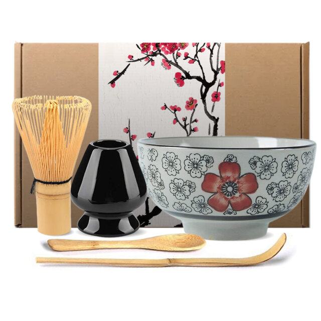 Traditional Spring Blossom Matcha Tea Set