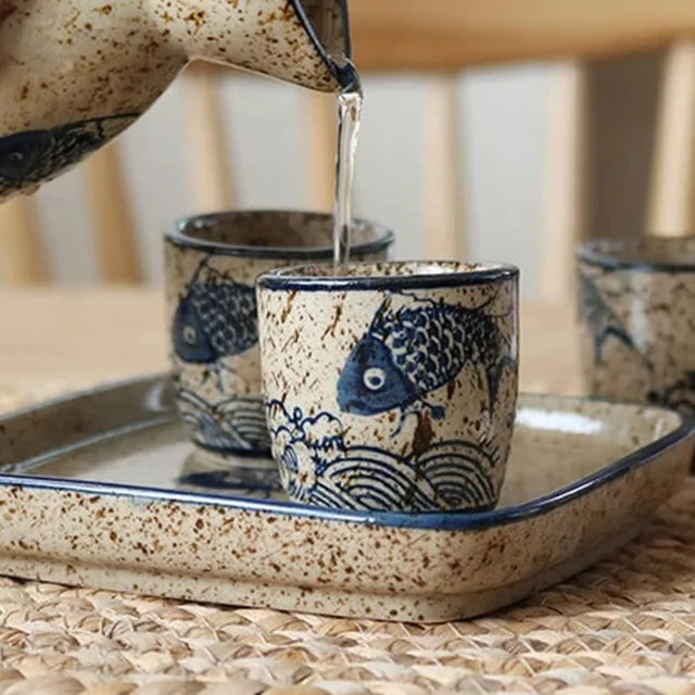 Sakana Ochoko Sake Cups