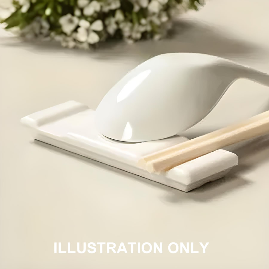 White Chopstick & Spoon Rest Ideas