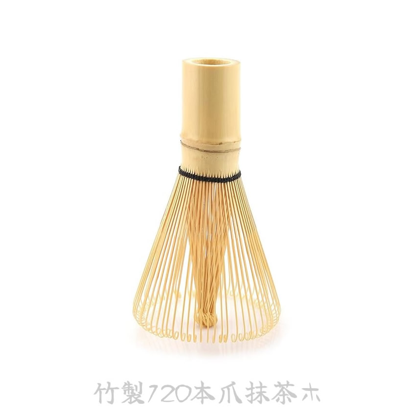 Bamboo 120 Prong Matcha Whisk Dimensions