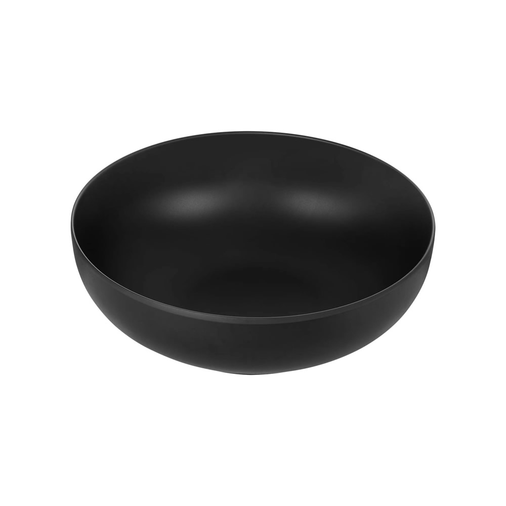 Black Melamine Jjigae Bowl Base