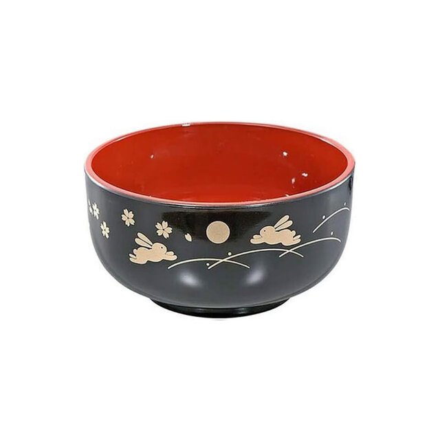 Japanese Bunny & Moon Pattern Bowl