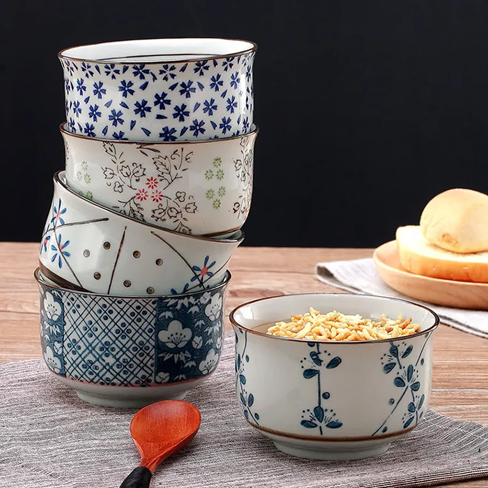 Kazari Hana Rice Bowl Set Details