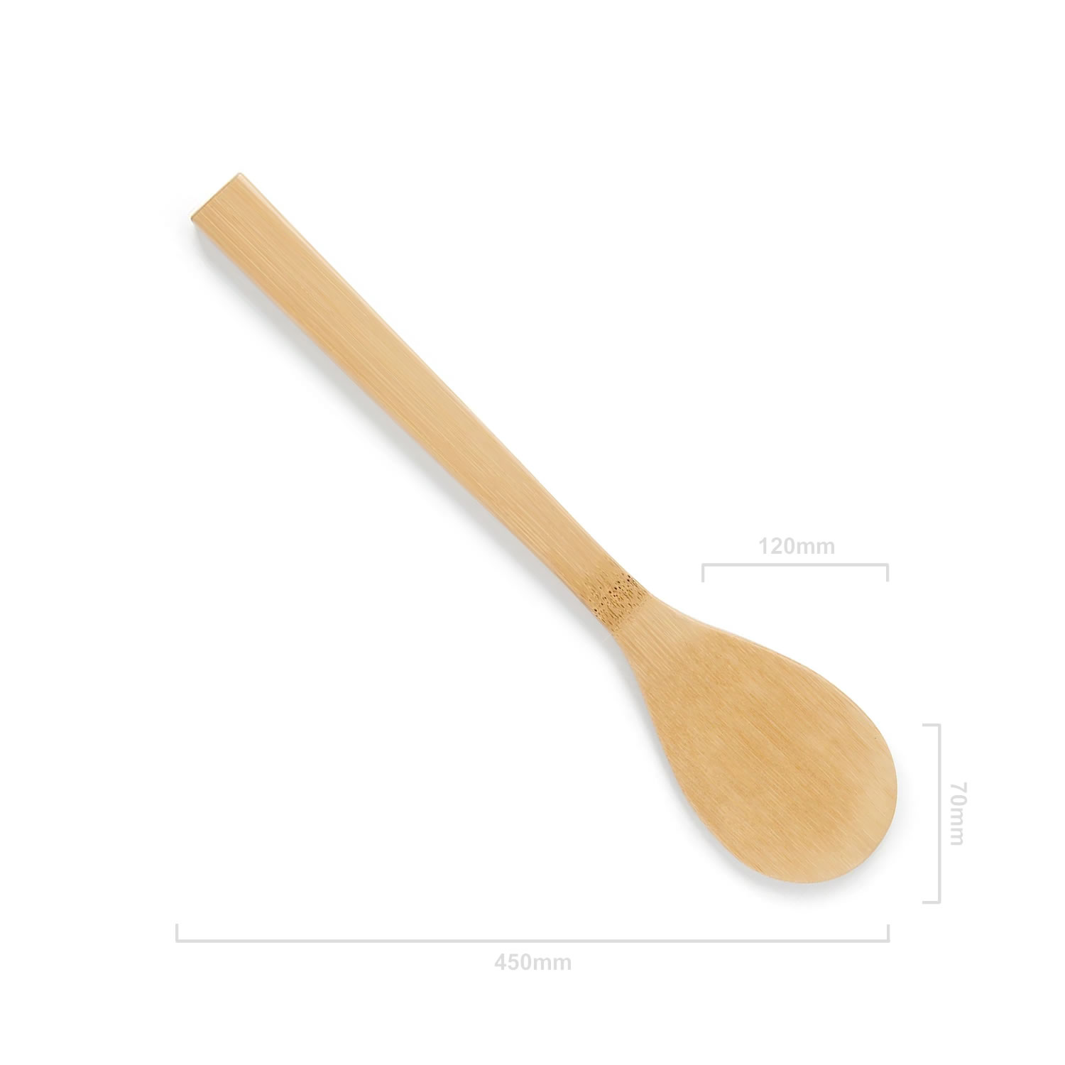 Bamboo Rice Scoop Dimensions