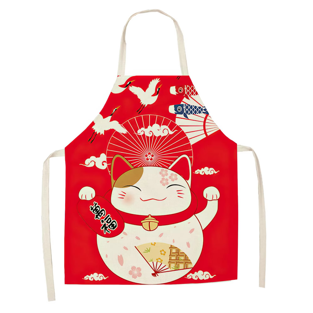 Fortune Maneki Neko Apron