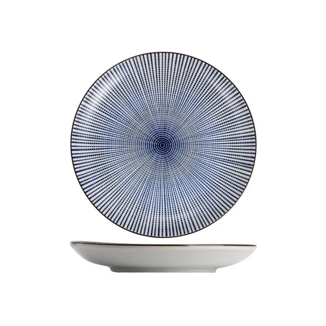 Hōshajō Blue Small Ceramic Plate