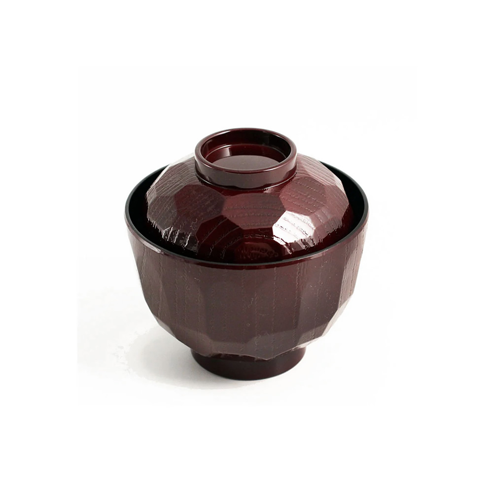 Kikkou Ebony Miso Bowl & Lid