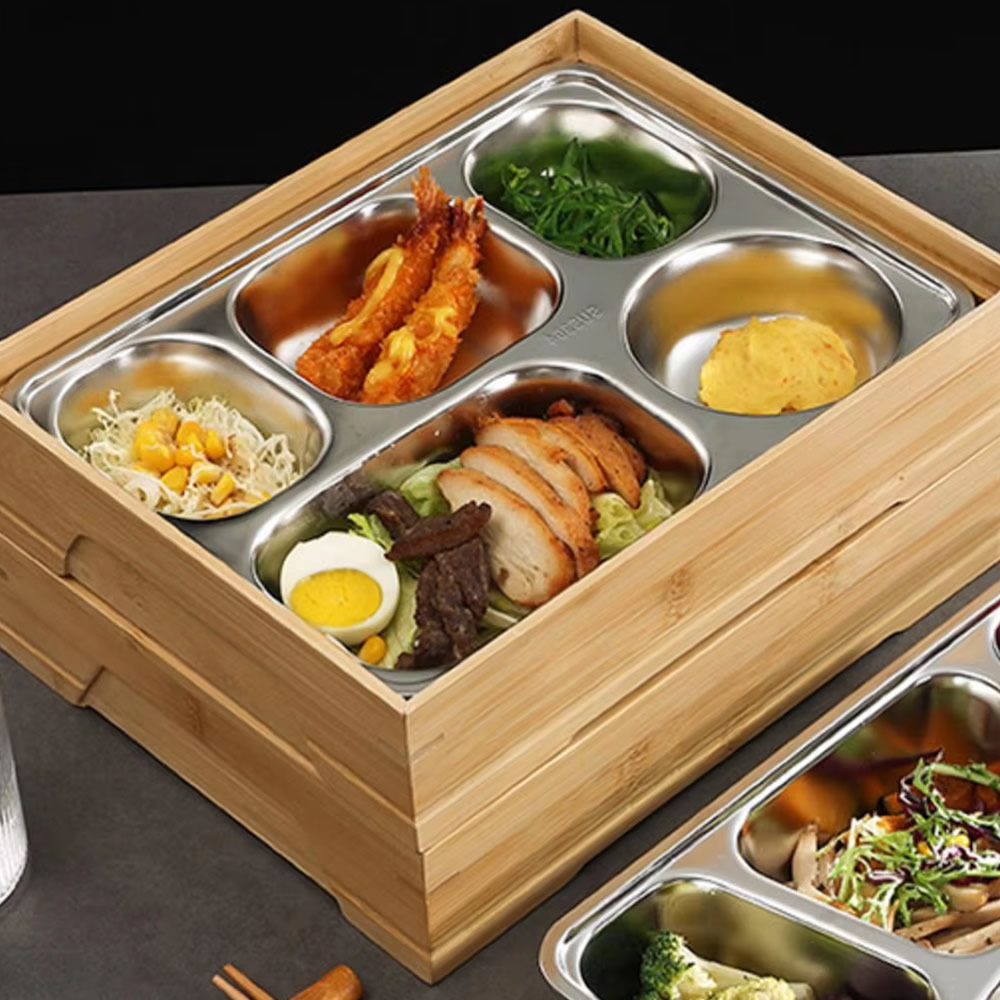 Kōdo Bamboo Bento Box Stackable