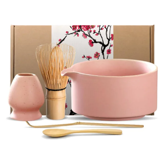 Momoiro Peach Matcha Tea Set