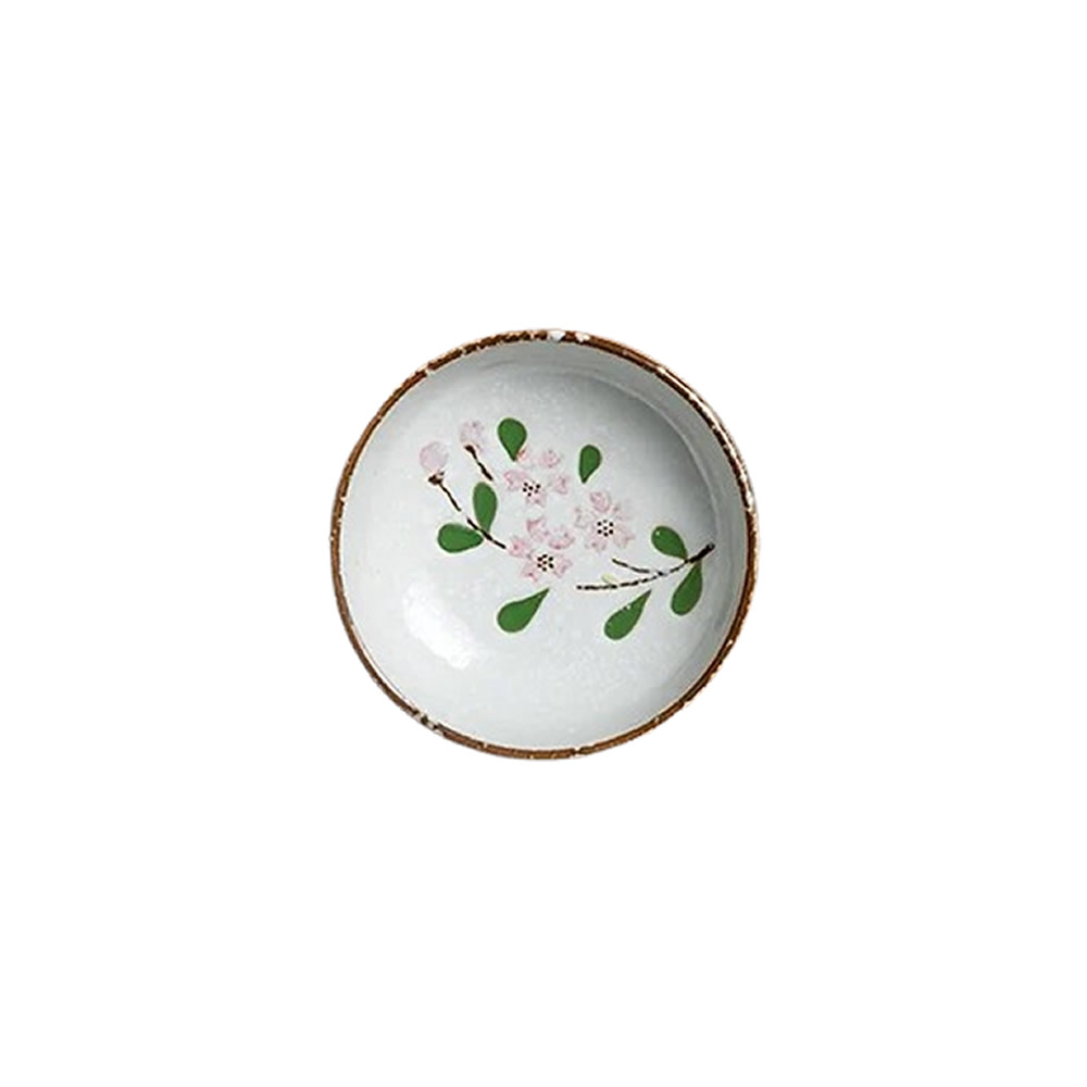 Pink Sakura & Snowflake Condiments Dish