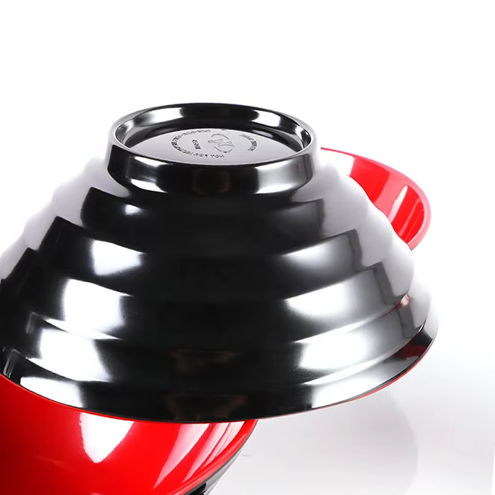 Red & Black Complete Donburi Bowl Base