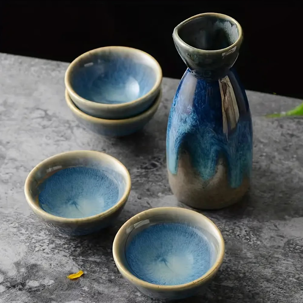 Seiran Tokkuri & Ochoko Sake Set Idea