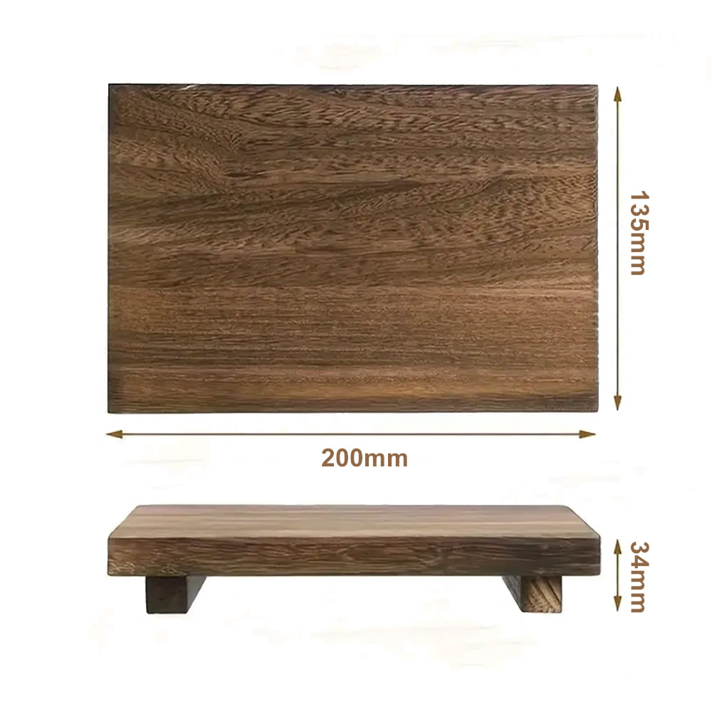 Wooden Acacia Sushi Tray Dimensions