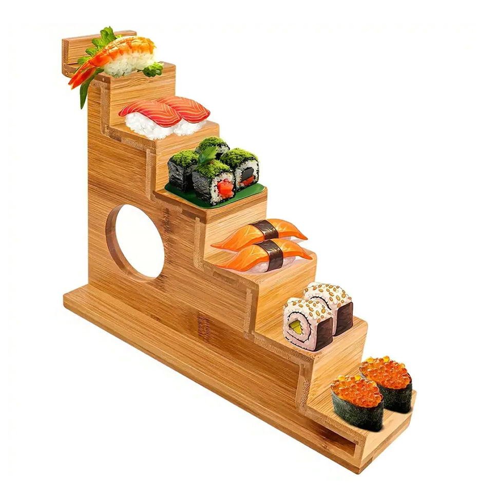 Bamboo Stepped Sushi Stand Suggestions