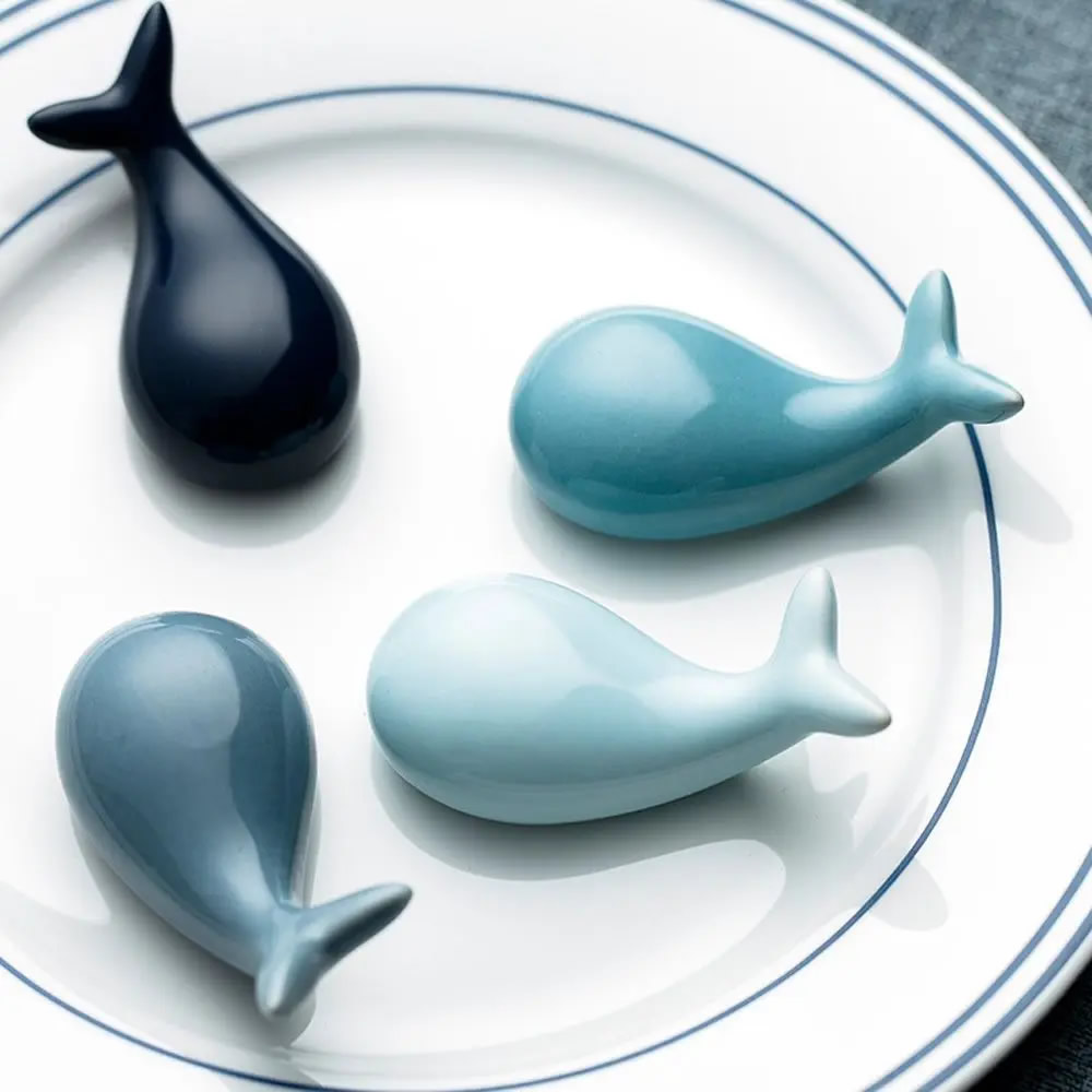 Ceramic Great Whale Chopstick Rests1