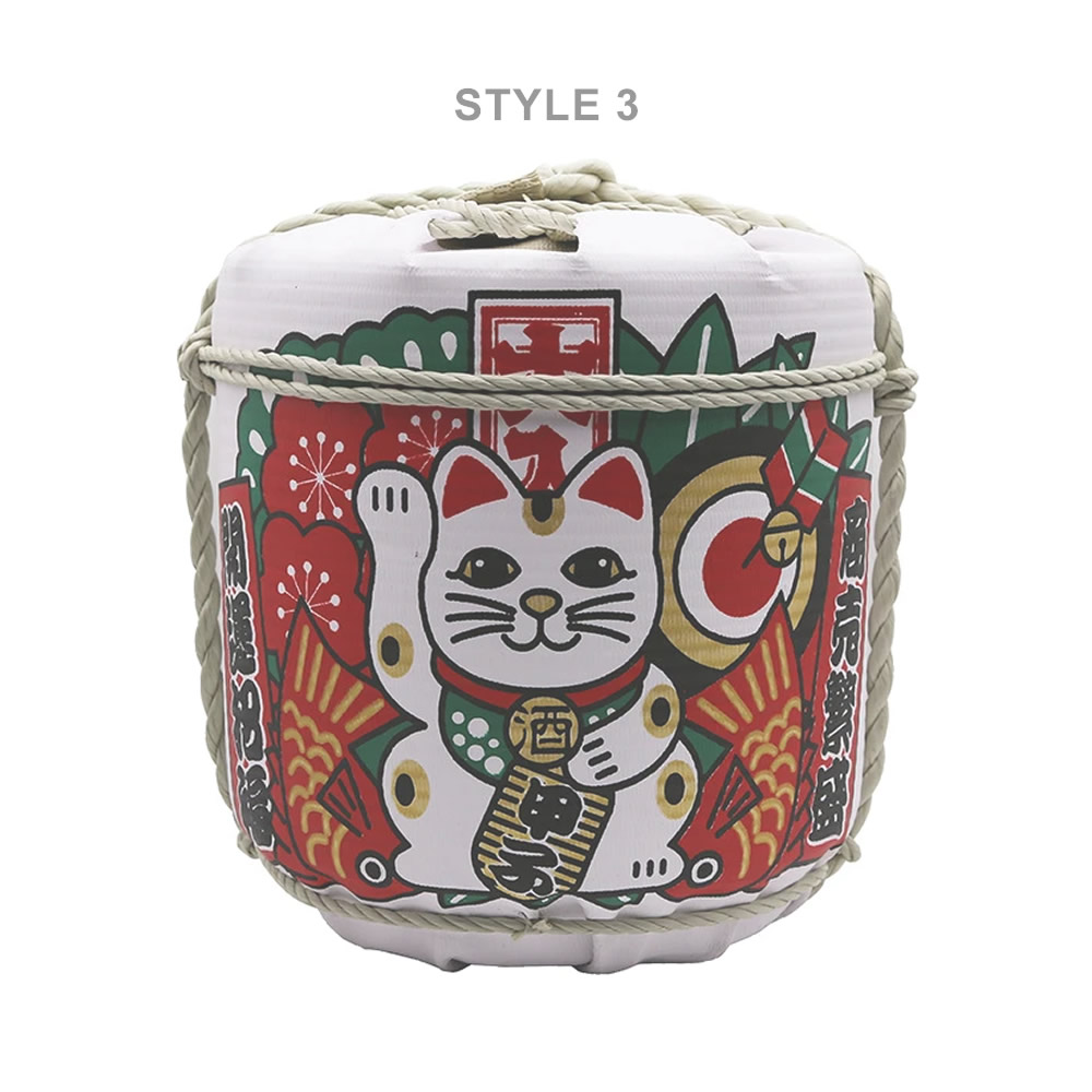 Decorative Sake Barrel Style 3