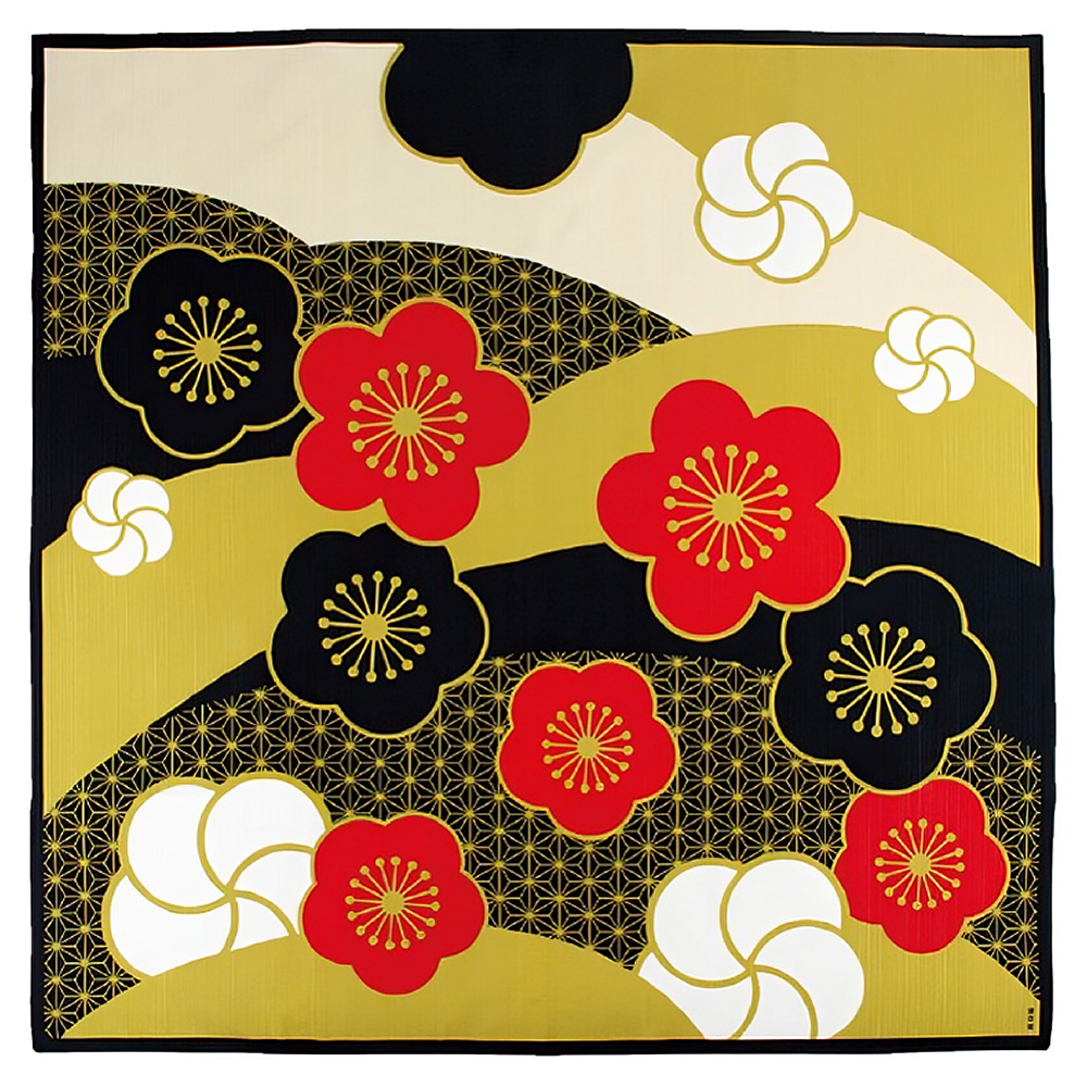 Kofu Ume Nishiki Furoshiki Cloth