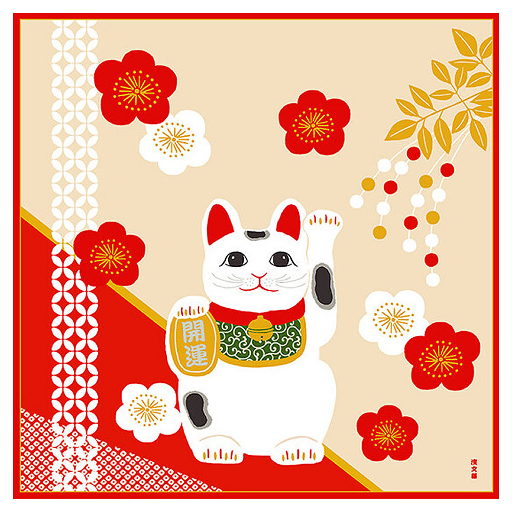 Maneki Neko Furoshiki Cloth