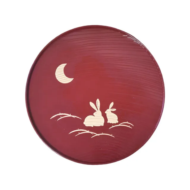 Moonlit Rabbit Japanese Serving Tray