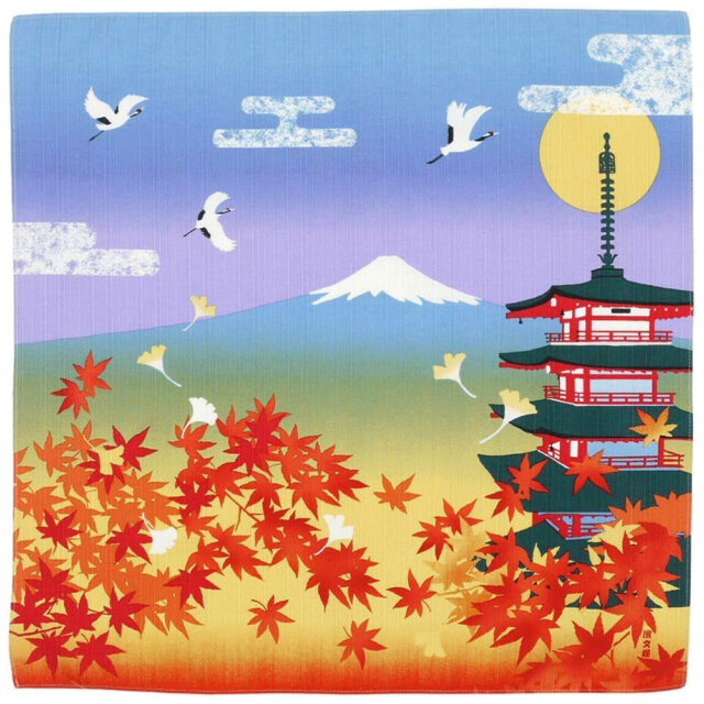 Mt Fuji Furoshiki Cloth