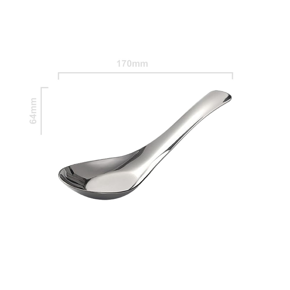 Stainless Steel Ramen Spoon Dimensions