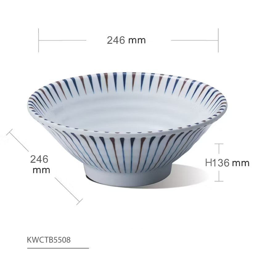 Tokusa Ramen Bowl Dimensions