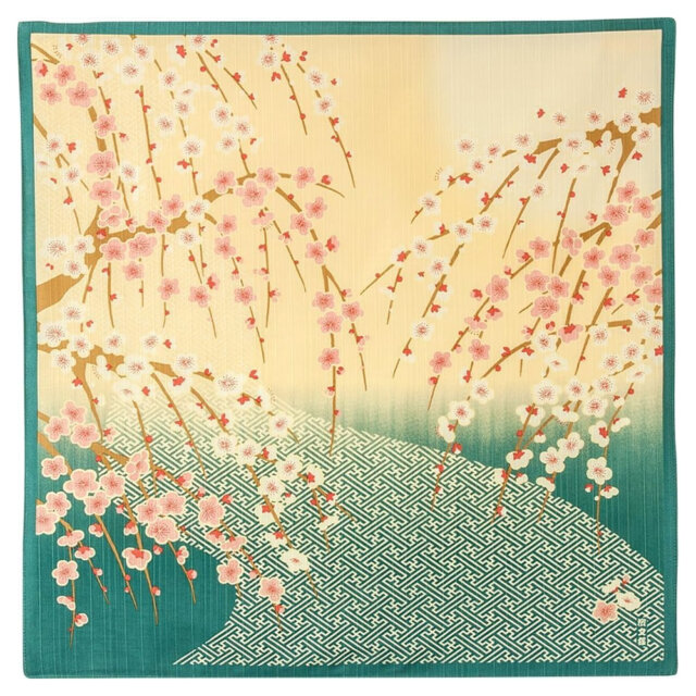 Weeping Plum Tree Furoshiki Cloth