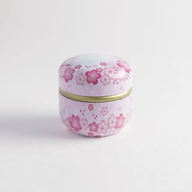 Pink Sakura Bloom Matcha Canister