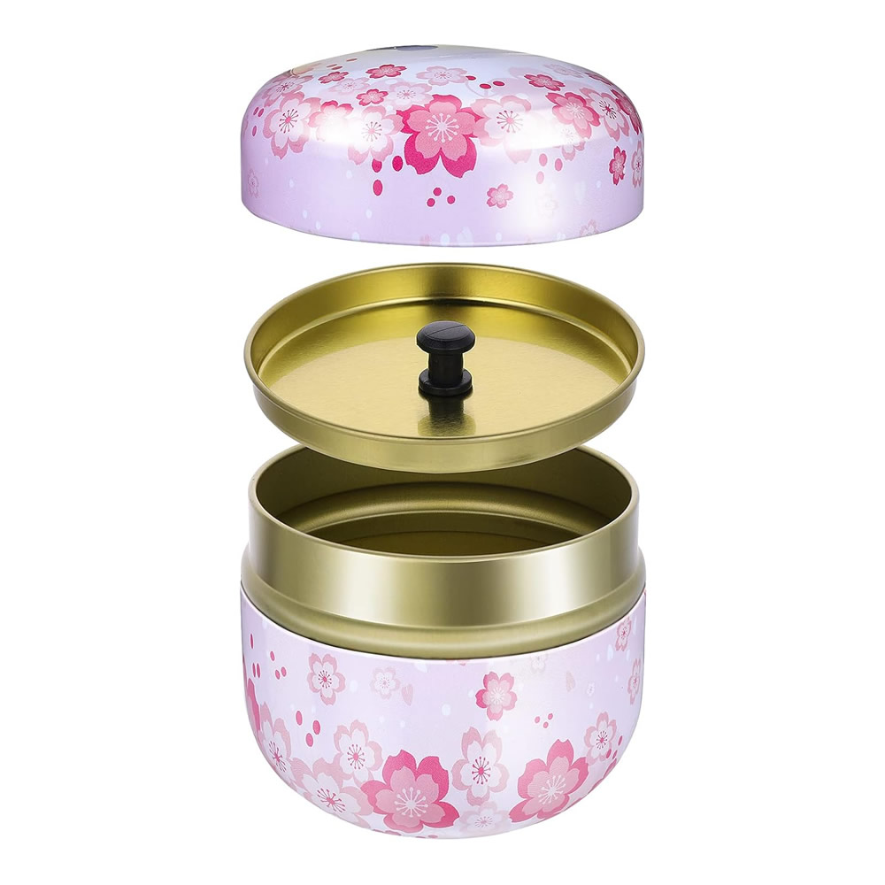 Pink Sakura Bloom Matcha Canister