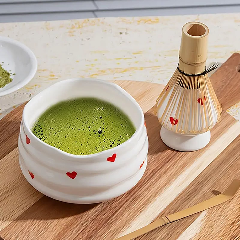 Akai Hāto Matcha Tea Set Idea