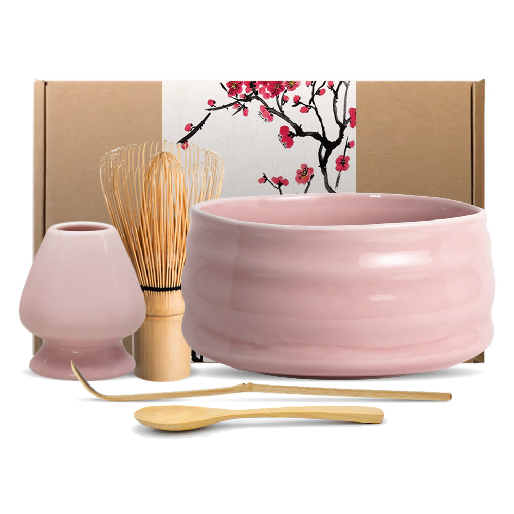 Bebī Pinku Matcha Tea Set & Accessories