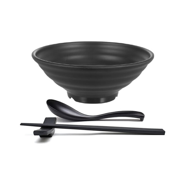 Black Donburi Bowl Set