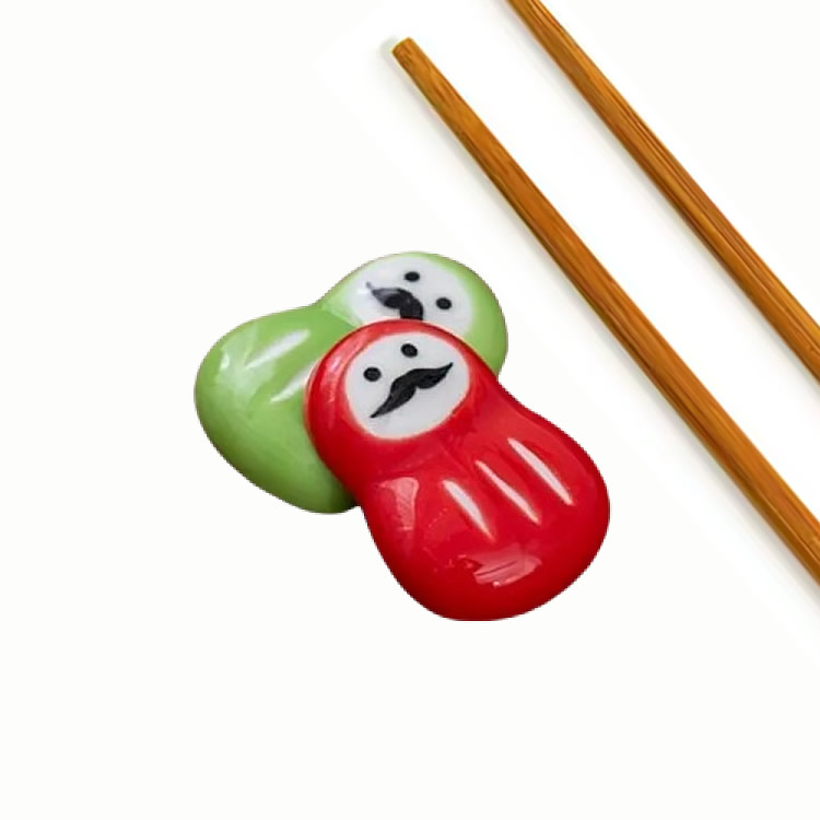 Daruma Doll Chopstick Rests