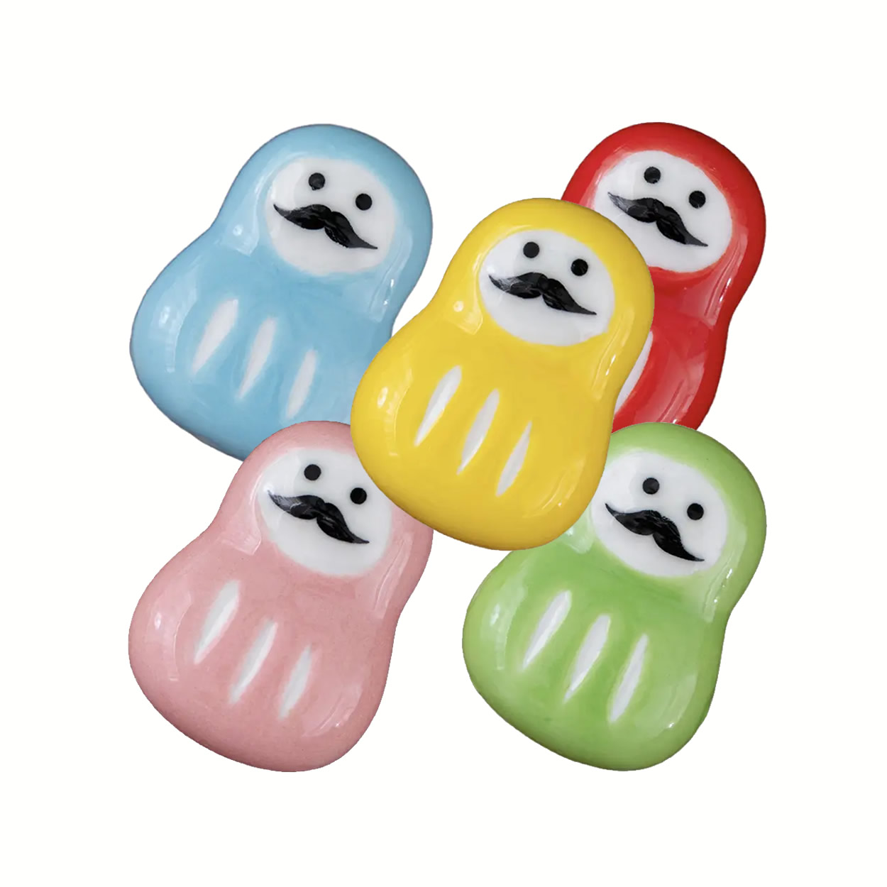 Daruma Doll Chopstick Rests