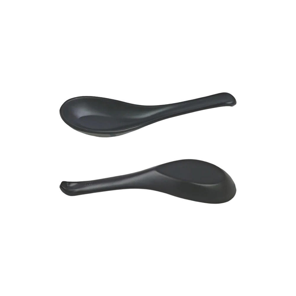 Matte Black Ramen Soup Spoon