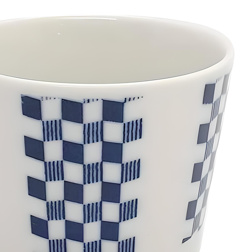 Minoyaki Checkered Soba Choko Cup