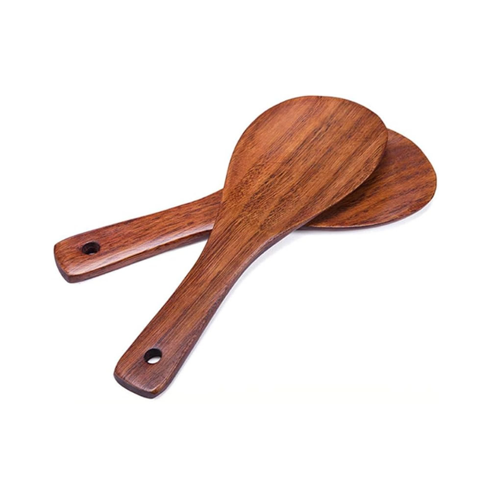 Natural Wood Rice Paddle Back