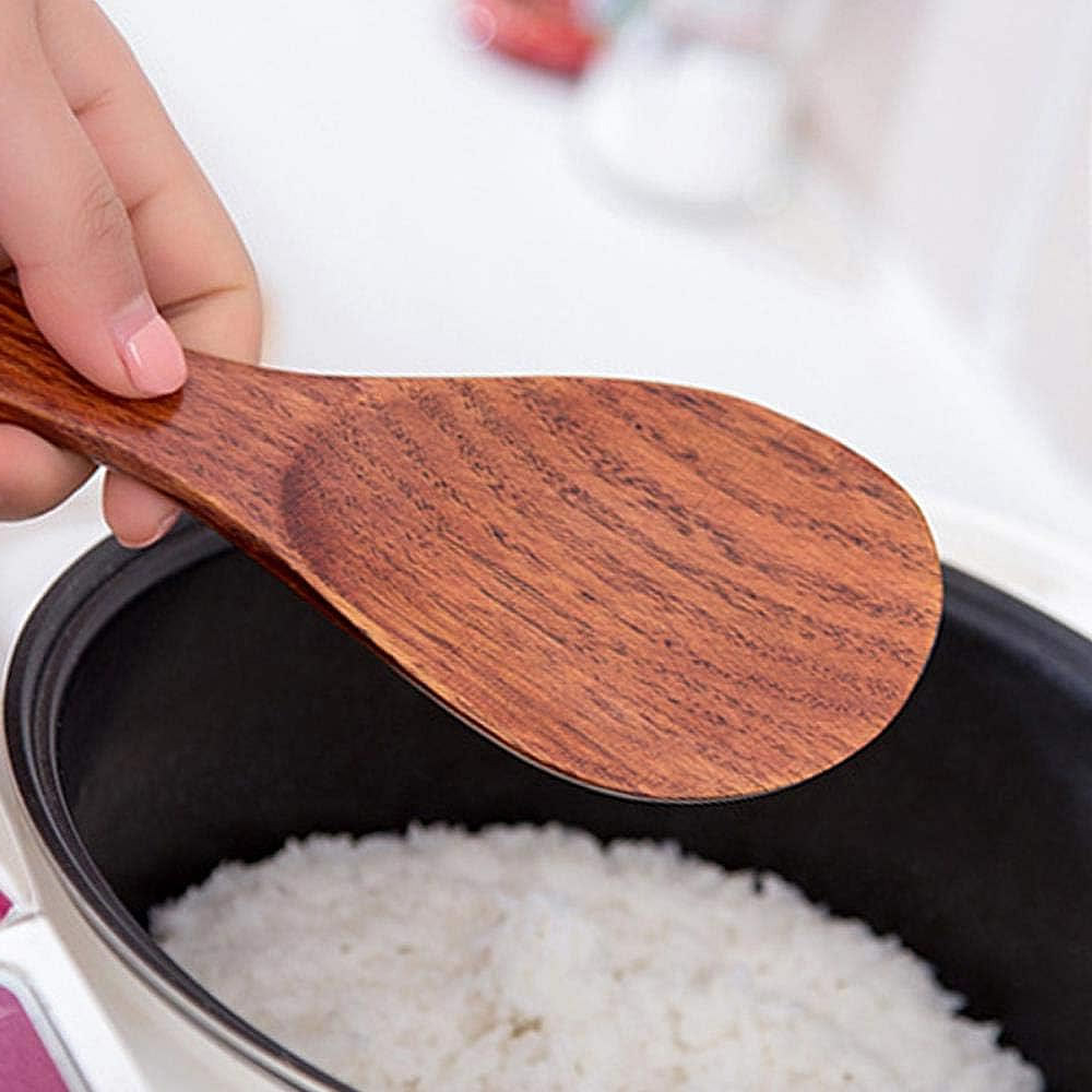 Natural Wood Rice Paddle