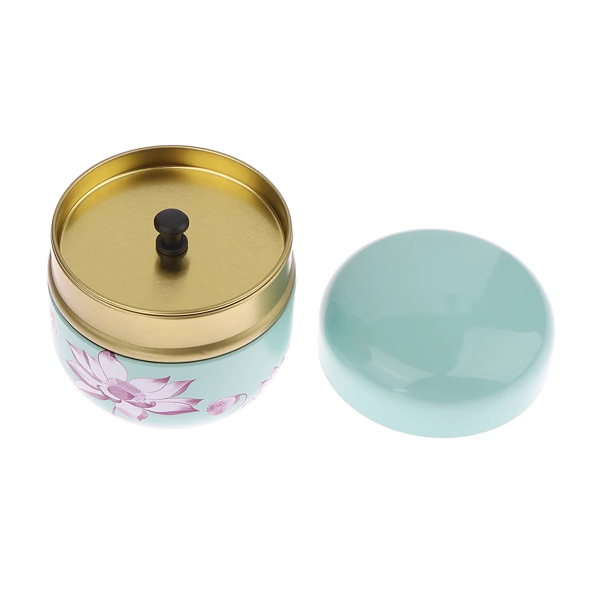 Pink Lotus Matcha Tea Canister