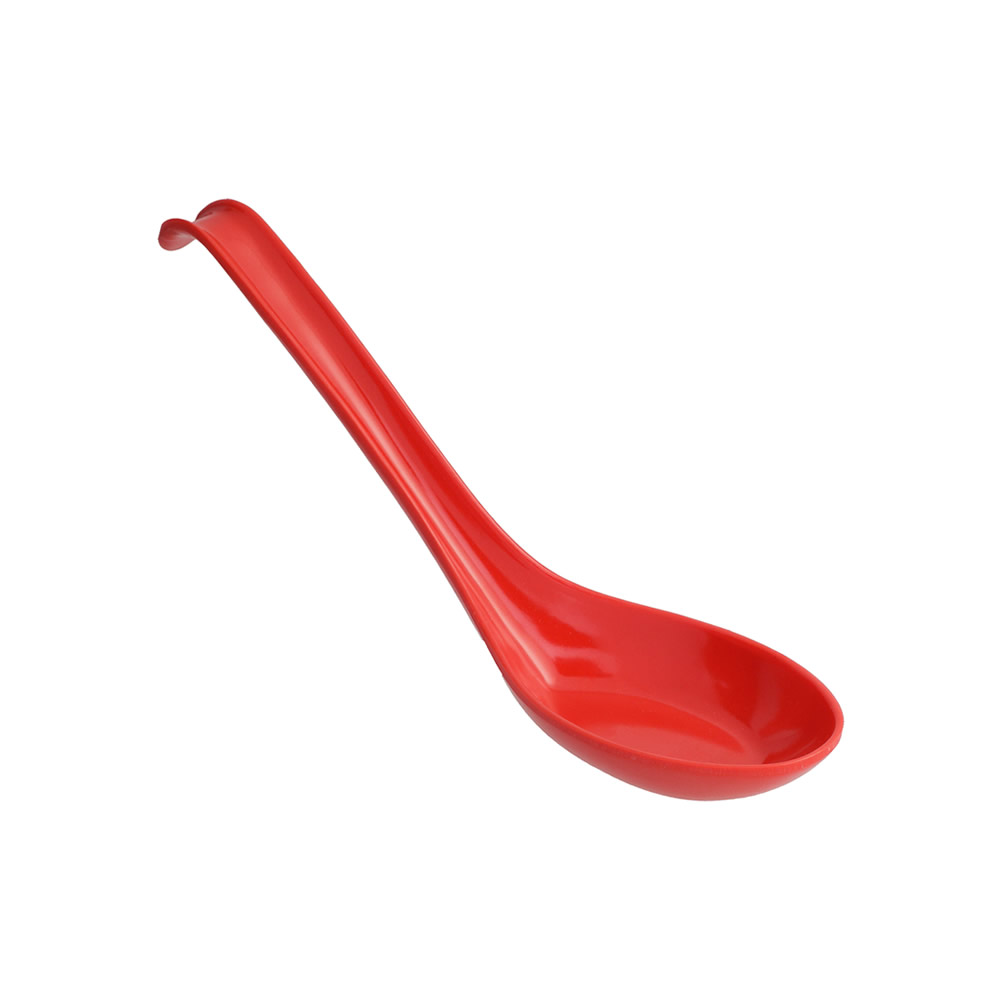 Red Soup Spoon