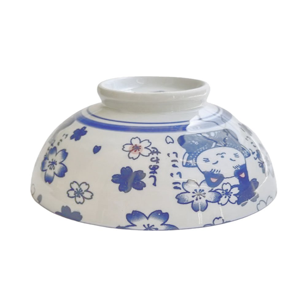 Sakura Lucky Cat Noodle Bowl Base